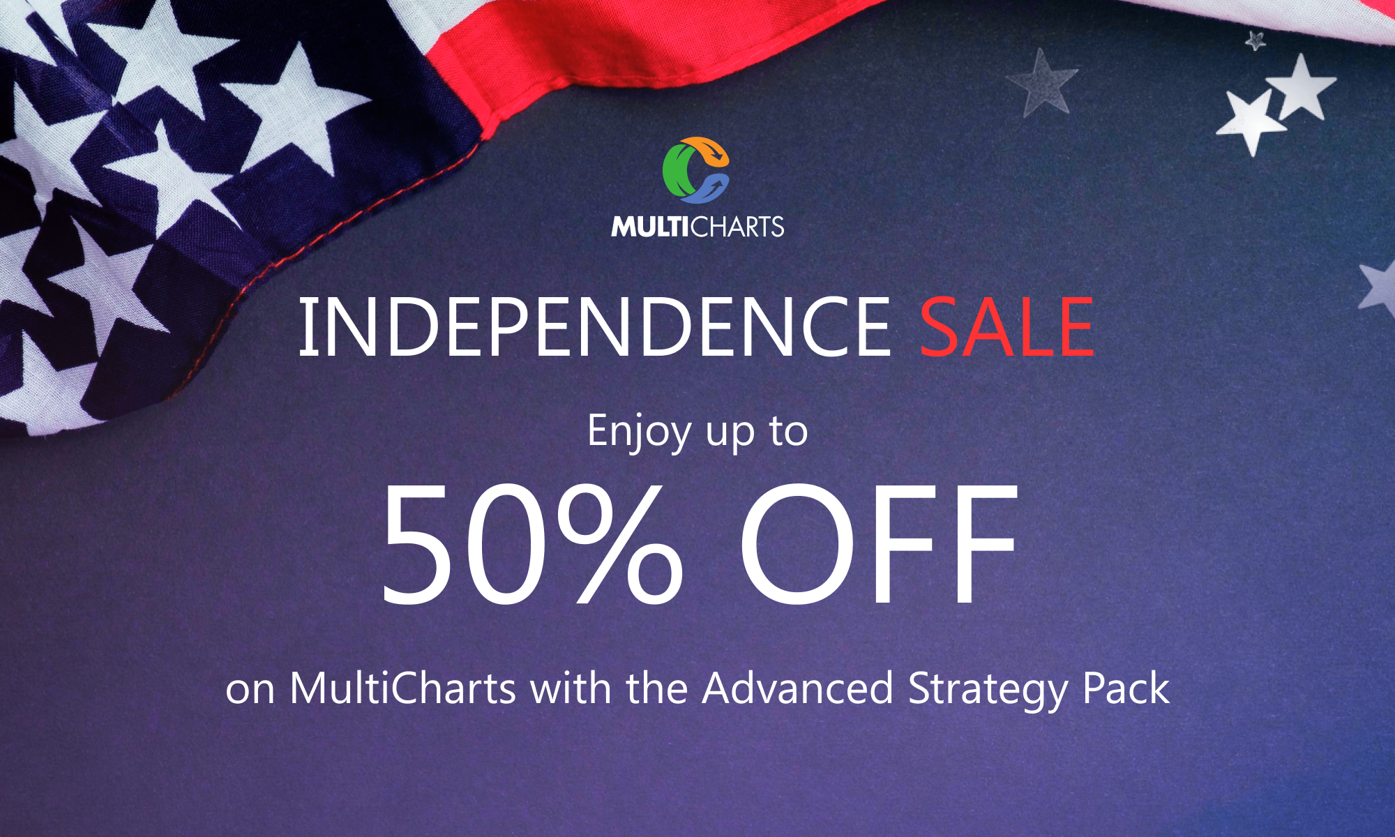 multicharts independence sale 2023